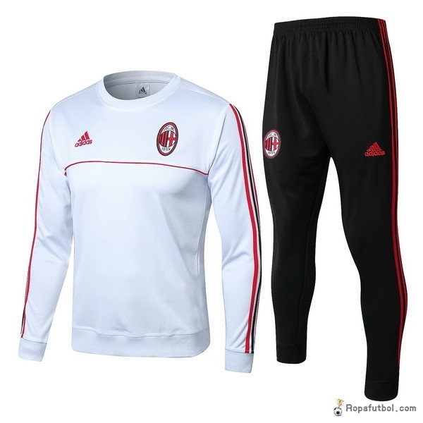 Chandal AC Milan 2017/18 Blanco Rojo